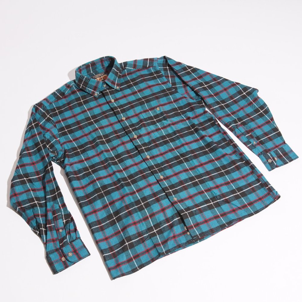 Plaid Long Sleeve Flannel Size M